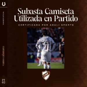 Camiseta Usada vs San Lorenzo - R.Martinez
