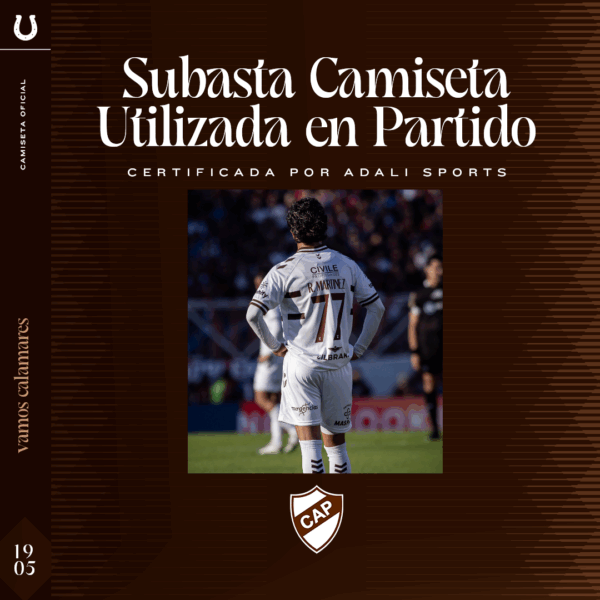 Camiseta Usada vs San Lorenzo - R.Martinez