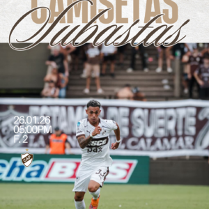 Camiseta Usada en partido vs Instituto Juan Gauto