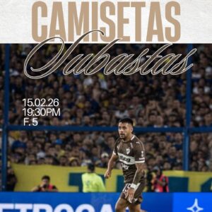Camiseta Usada en partido vs Boca Jrs x Franco Amarfil