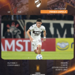 Camiseta Usada en partido vs Corinthians x Franco Zapiola