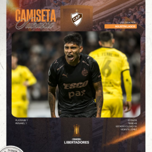 Camiseta Usada en partido vs Peñarol x Agustín Lagos