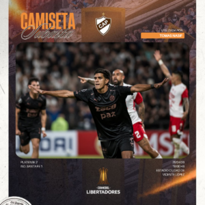 Camiseta Usada en partido vs Santa Fe x Tomas Nasif