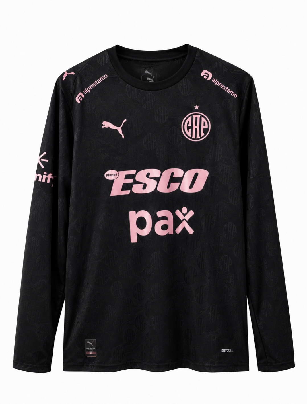 Camiseta Juego Manga Larga Negra