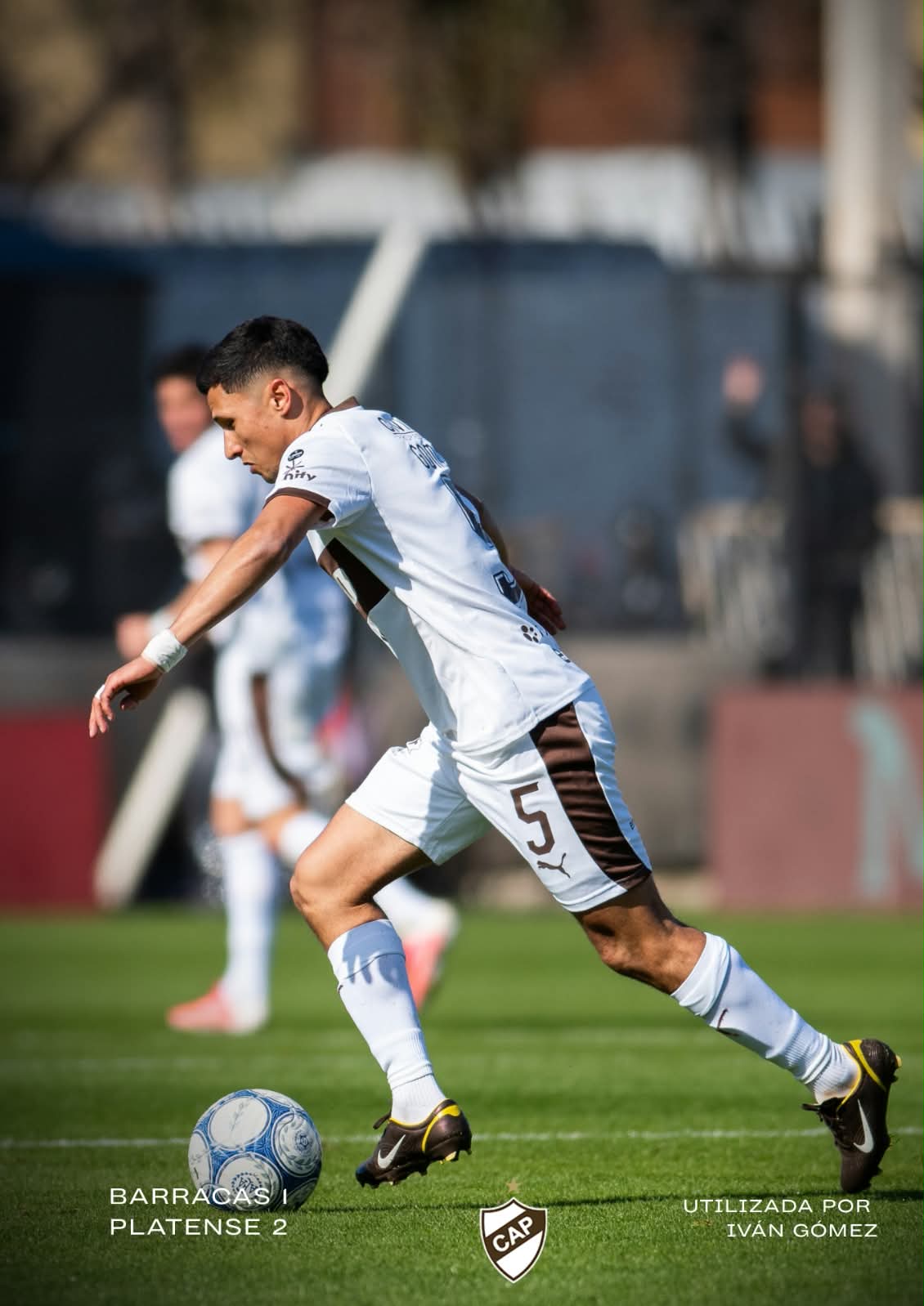 Camiseta Usada en partido vs Barracas x Ivan Gomez