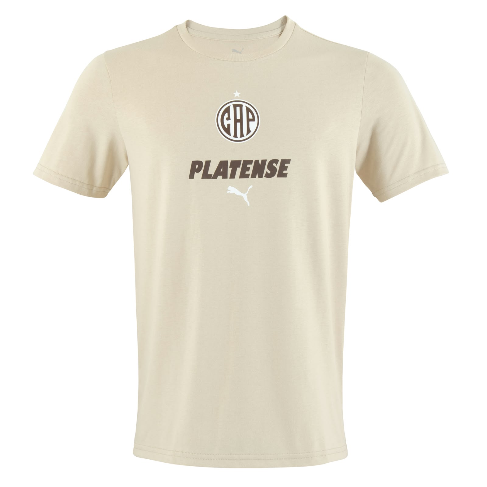 Remera Algodón Culture Beige
