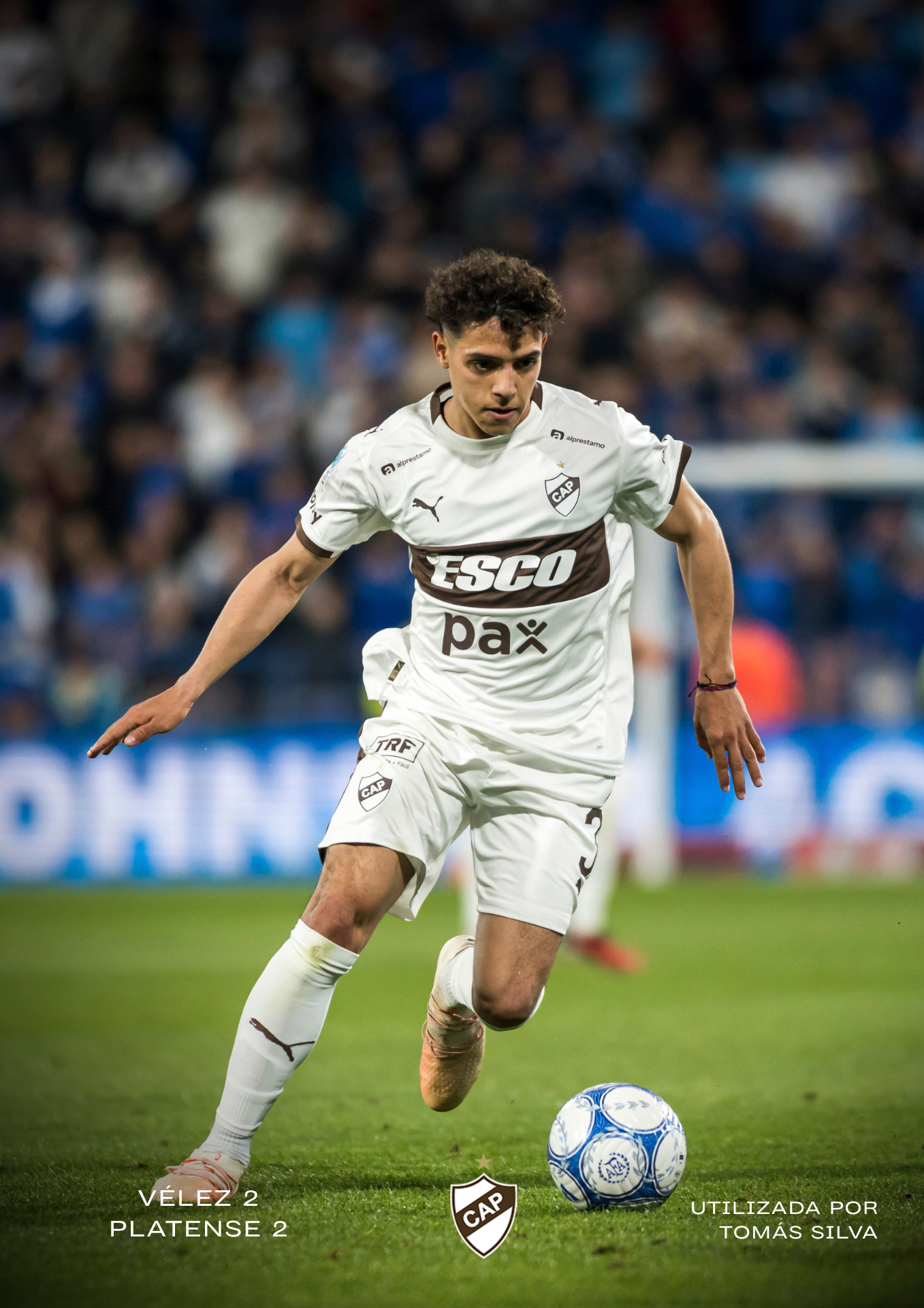 Camiseta Usada en partido vs Velez x Tomas Silva
